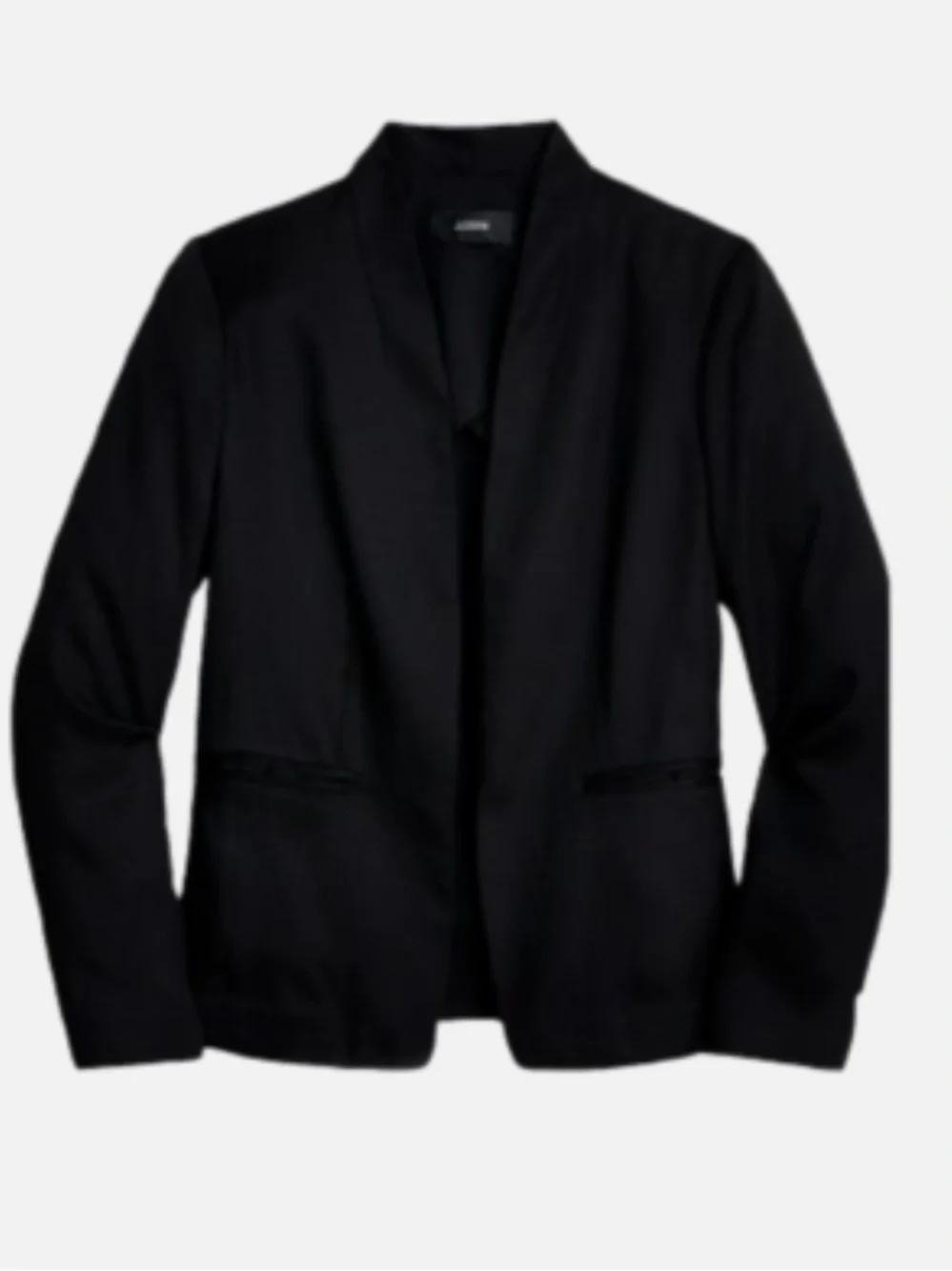 J. Crew Going Out Gramercy Twill Blazer Black Size 10 NWOT
